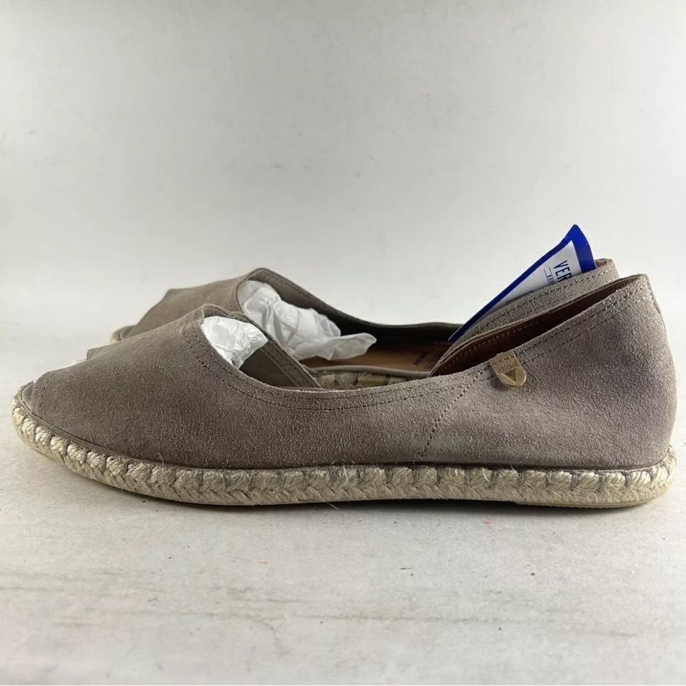 Verbenas Cruz Women’s Espadrilles Peep Toe Shoes Gray Size EU 41 US 10 - Picture 3 of 9